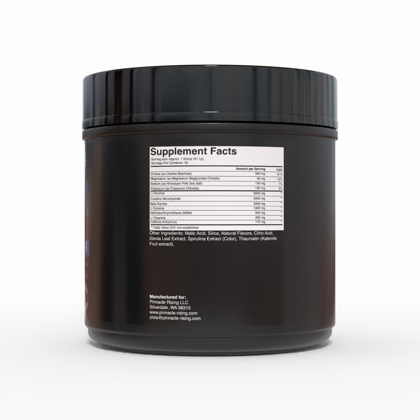 APEX High Performance Pre-Workout (30 Servings | 20g Max-Dose Scoop)
